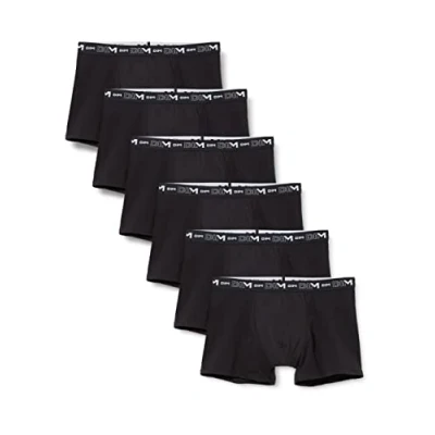 Abbildung von Dim Boxershorts Stretch Baumwolle Atmungsaktiv Herren x6, Black, XL