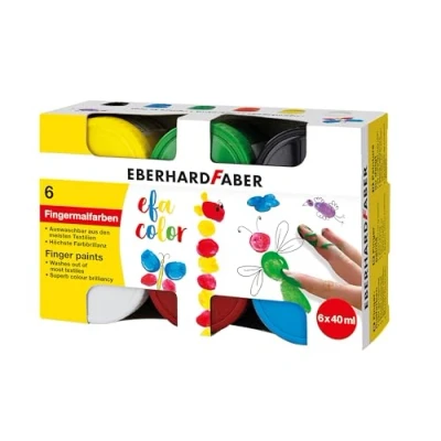 Abbildung von EBERHARD FABER Fingerfarben farbsortiert