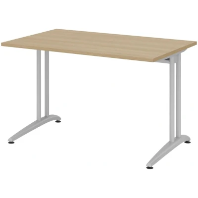 Abbildung von HAMMERBACHER Schreibtisch VBS12/E/S eiche