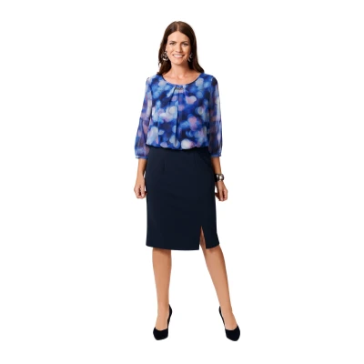 Abbildung von select! By Hermann Lange 2 in 1 Kleid mit einer dekorativen Kette