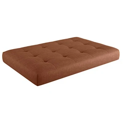Abbildung von sunnypillow Palettenkissen Kaltschaum Palettenauflage Palettenpolster Palettensofa Sitzkissen Rückenlehne gesteppt 120x60x15cm Orange