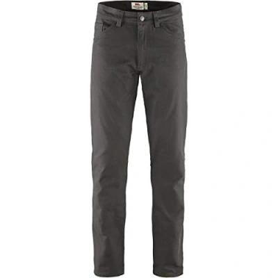 Abbildung von Fjallraven Herren Sport Trousers Greenland Canvas Jeans M, Dark Grey, 46, 87216