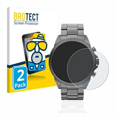 Abbildung von BROTECT Entspiegelungs Schutzfolie für Fossil Gen 6 (44mm) (2 Stück) Matte Displayschutz Folie, Anti Reflex, Fingerprint