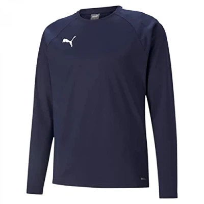 Abbildung von Puma Teamliga Trainings Sweatshirt, Herren, Größe: XXL, Peacoat/puma white