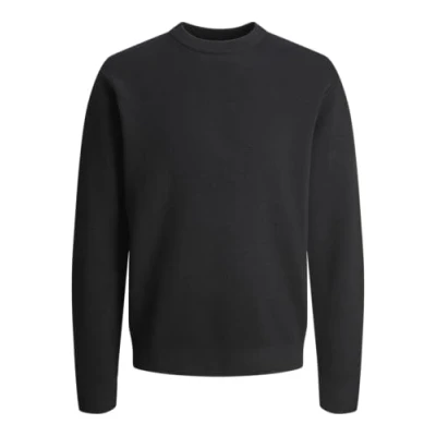 Abbildung von Jack &amp; Jones Premium Jprblamilano Strickpullover, Herren, Größe: Large, Black beauty