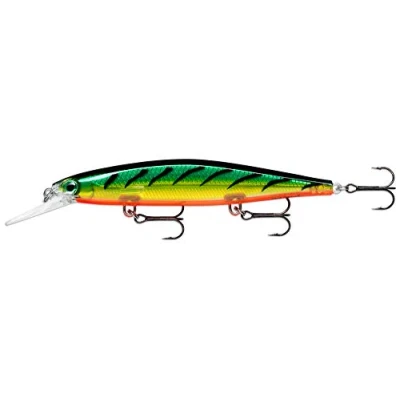 Abbildung von Rapala Unisex Adult X Rap Angelköder Angelzubehör mit 3D Profil Süßwasser Spinnköder Locken, Firetiger, 11cm