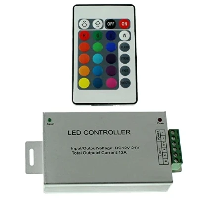 Abbildung von RGB LED 24Key Controller 12...24V 144W RGB; 4 Pin