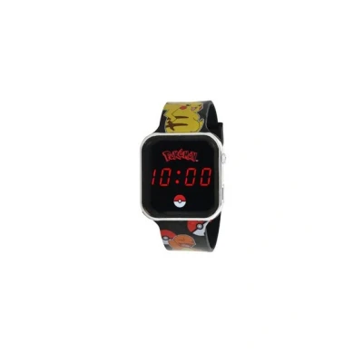 Abbildung von Disney Jewelry Pokemon LED Digitaluhr für Kinder, Größe: One Size, Metallic black