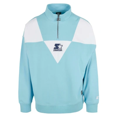 Abbildung von Starter Triangle Troyer Sweatshirt, Herren, Größe: Medium, Balticblue white