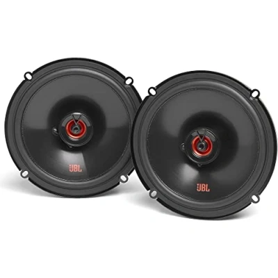 Abbildung von JBL Club 620F 2 Wege Auto Lautsprecher Set von Harman Kardon 180 Watt KFZ Autolautsprecher für den Flacheinbau stück Car HiFi Box groß 16 17 cm 6,5 Zoll ohne Grille Abdeckung