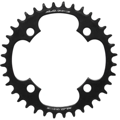 Abbildung von XLC E Bike Kettenblatt für Mittelmotor Stahl BCD 104mm. 36 Zähne. 149g