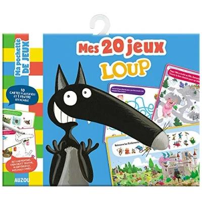 Abbildung von 20 jeux loup: Avec 10 cartes plastifiées et 1 feutre effaçable