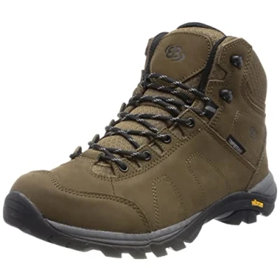 Abbildung von Brütting Mount Stevens HIGH Hikingschuh, Herren, Größe: 45, Braun Schuhe