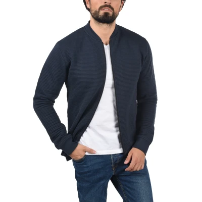 Abbildung von Indicode Jeans Idbronte Sweatjacke, Herren, Größe: Medium, Navy