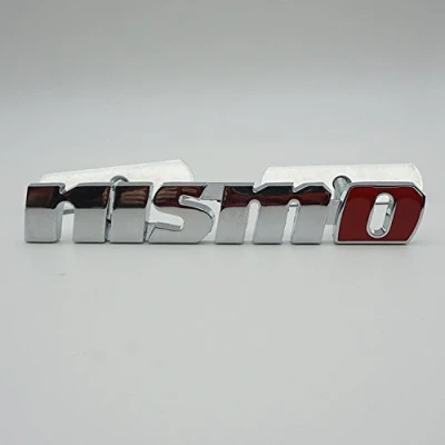 Abbildung von Ofustar Für Nissan nismo Metall umbau Aufkleber in das Marke tiida Nismo0507 Grill Emblem (Silber)