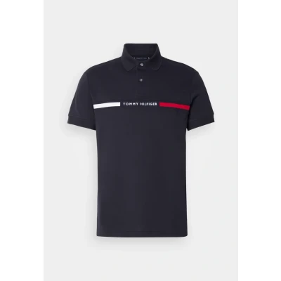 Abbildung von Tommy Hilfiger Chest Insert Poloshirt, Herren, Größe: XS, Desert sky