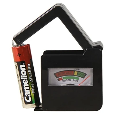Abbildung von MC POWER Batterietester EL BT 6 für AAA, AA, C, D, 9V Batterien