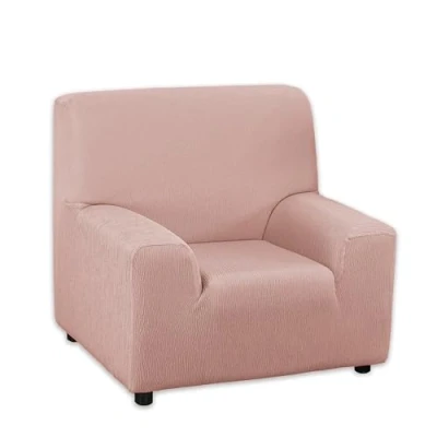 Abbildung von Martina Home Emilia Sofabezug, elastisch, Lachs, 1 Sitzer