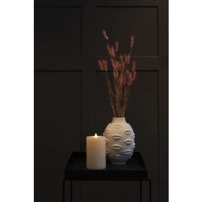 Abbildung von Konstsmide 1622 115 LED Echtwachskerze Cremeweiß Warmweiß (Ø x H) 96 mm 177