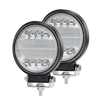 Abbildung von WELLIT Scheinwerfer LED Arbeitsscheinwerfer 2x72W 12v 24v,Runde Zusatzscheinwerfer Offroad Wasserdicht IP68 Traktor SUV Auto