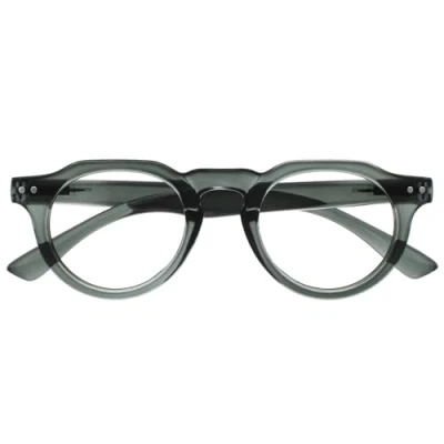 Abbildung von OPULIZE RIO Lesebrille mit Blaulichtfilter Oben Abgeflachter Rahmen Grün Damen &amp; Herren Federscharniere B53 6 +1.50