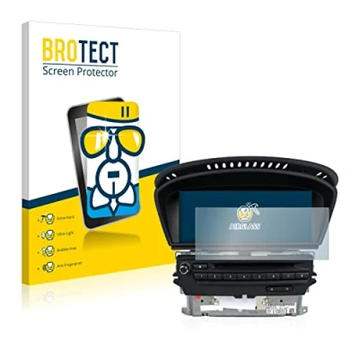 Abbildung von BROTECT Schutzglas für BMW 3 E93 2011 CIC professional navigation Schutzfolie Panzer Folie Glas [Extrem Kratzfest 9H, Anti Fingerprint,