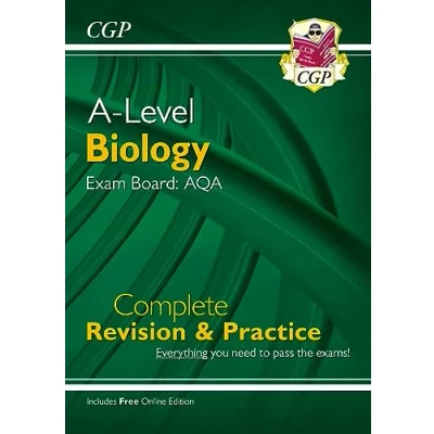 Abbildung von NEW A Level Biology: AQA Year 1 &amp; 2 Complete Revision Practice with Online Edition (CGP Biology) (Verpackung kann variieren)