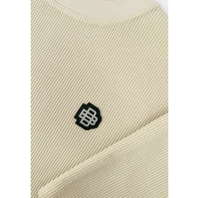Abbildung von Black Bananas Monogram Waffle Tshirt basic, Herren, Größe: XXL, Beige