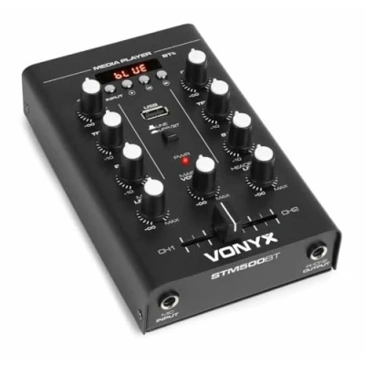 Abbildung von Vonyx STM500BT 2 Kanal Mischpult mit Bluetooth und MP3 Player