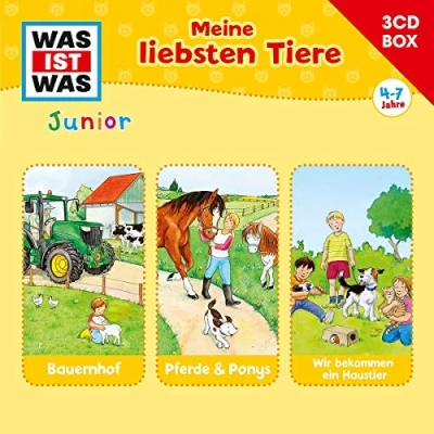 Abbildung von Was Ist Junior 3 CD Hörspielbox Vol.3 Meine liebsten Tiere