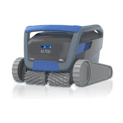Abbildung von Dolphin M700 Poolroboter mit Spezial PVC Bürsten