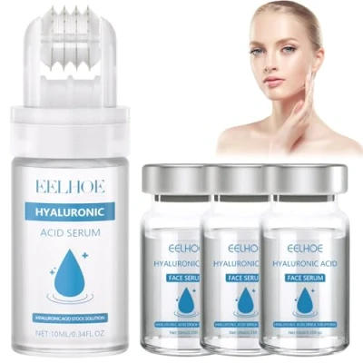 Abbildung von Micro Infusion System,Micro Infusionssystem für Lippen,Gesichtssystem mit Serum,Micro System Gesicht,Mikro Gesicht 3 Flaschen Essenz und 1 Roller,für Alle Hauttypen