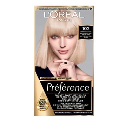 Abbildung von L&#039;Oréal Paris Préférence 102 SYDNEY Haarfärbemittel sehr helles Perlblond