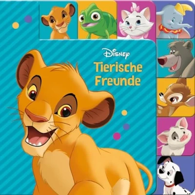 Abbildung von Mein erstes Disney Buch: Tierische Freunde: Pappbilderbuch mit Register für Kinder ab 2 Jahren