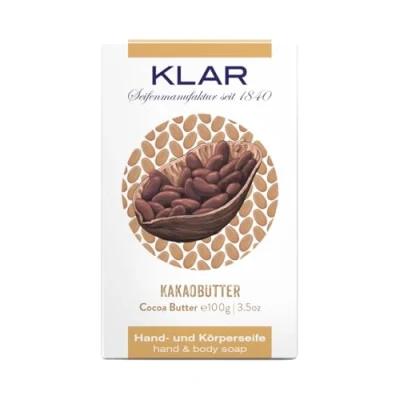 Abbildung von Klar Seife Handseife Hand und Körperseife Kakaobutter 100g