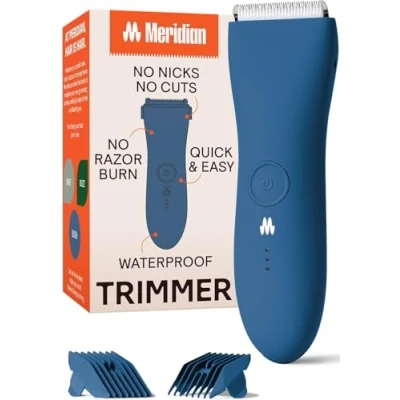 Abbildung von MERIDIAN Intimrasierer Mann, Bodygroom Herren, Körperrasierer , Body Rasierer Groomer Men, Manscape, Trimmer, Scherer &amp; Körperhaartrimmer Ocean Original