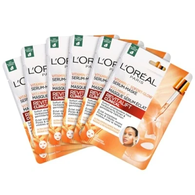 Abbildung von L&#039;ORÉAL PARIS Tuchmaske Revitalift Vitamin C 6er, antioxidativ
