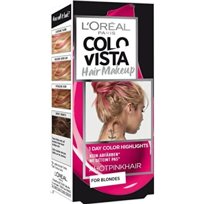 Abbildung von L&#039;OrÃal Paris L&#039;Oréal Colovista Hair Makeup 1 Day Color Highlights 9 hotpinkhair