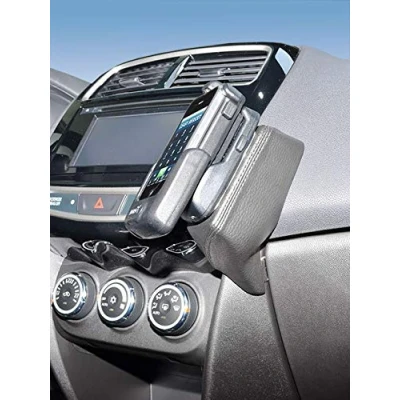 Abbildung von KUDA 086395 Halterung Kunstleder schwarz für Mitsubishi ASX ab 2010 / Citroën C4 Aircross 05/2012 Peugeot 4008