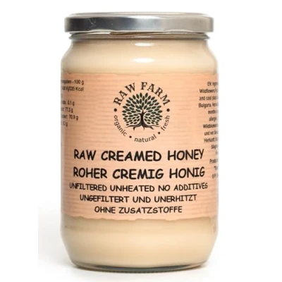 Abbildung von 900 g Bio Creme Wildblumen Kräuter Bienen Honig