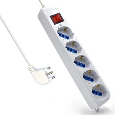 Abbildung von Ewent EW3926 Mehrfachstecker/Steckdosenleiste mit 5 Steckplätzen, 250 V / 2.500 W