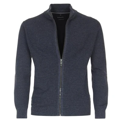Abbildung von Casamoda UNI Strickjacke, Herren, Größe: 6XL, Dunkelblau
