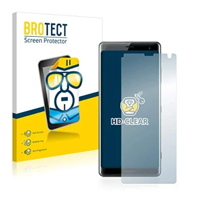 Abbildung von BROTECT (2 Stück Schutzfolie für Sony Xperia XZ3 Displayschutz Folie Ultra Klar