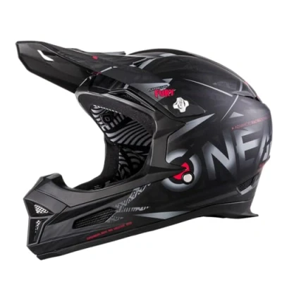 Abbildung von O&#039;NEAL Mountainbike Helm MTB Downhill Nach Robustes ABS, Ventilationsöffnungen für Luftstrom &amp; Kühlung, ABS Außenschale Fury Helmet SYNTHY Erwachsene Schwarz Größe M