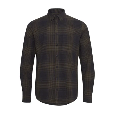 Abbildung von Casual Friday Anton BD LS Shadow Checked Hemd, Herren, Größe: 3XL, Dark navy