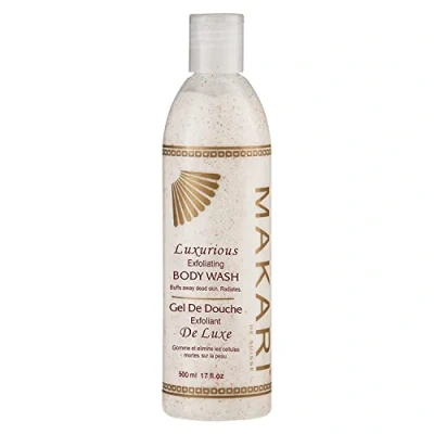 Abbildung von Makari Classic Luxuriöse Aufhellung Peeling Körperwäsche 17 fl.oz Gesicht &amp; Körper Cleanser Mit Maulbeer Wurzel Extrakt Micro Kristalle Whitening Behandlung für dunkle Flächen Akne