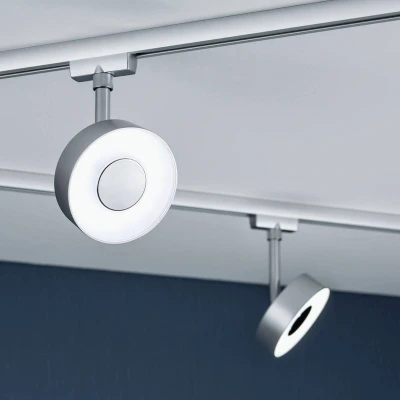 Abbildung von Paulmann URail Circle LED Spot rund 4.000K chrom