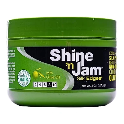 Abbildung von Ampro Shine &#039;N Jam Seidenränder mit Olivenöl, Salongröße, 227 g