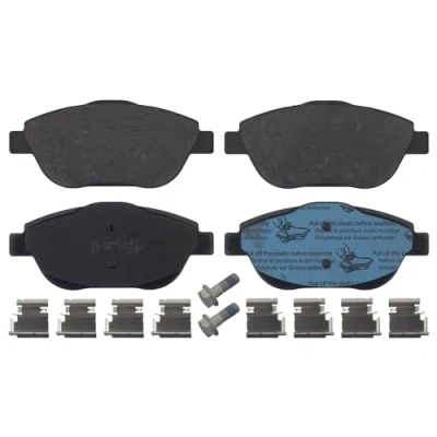 Abbildung von BLUE PRINT ADP154208 Bremsbelagsatz Vorderachse mit Befestigungsmaterial CITROËN: DS3 Schrägheck, C3 II, Picasso, OPEL: Crossland X