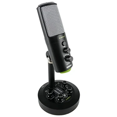 Abbildung von Mackie Chromium USB Studiomikrofon Metallgehaeuse, Standfuß, inkl. Kabel, EM Chromium, Schwarz